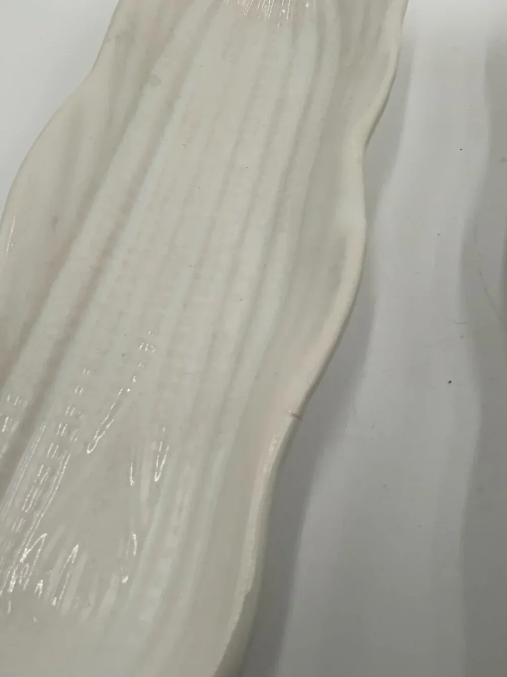 Ivory Ceramic Corn on the Cob Holders Japan Set Of 4